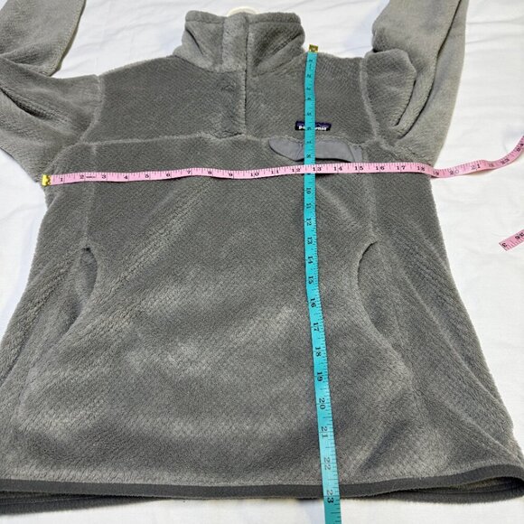 Patagonia Re-Tool Snap-T Fleece Women’s Medium Feather Gray EUC - Picture 7 of 9